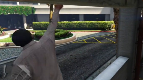 GTA5搞笑视频,360度花式翻滚我就服你